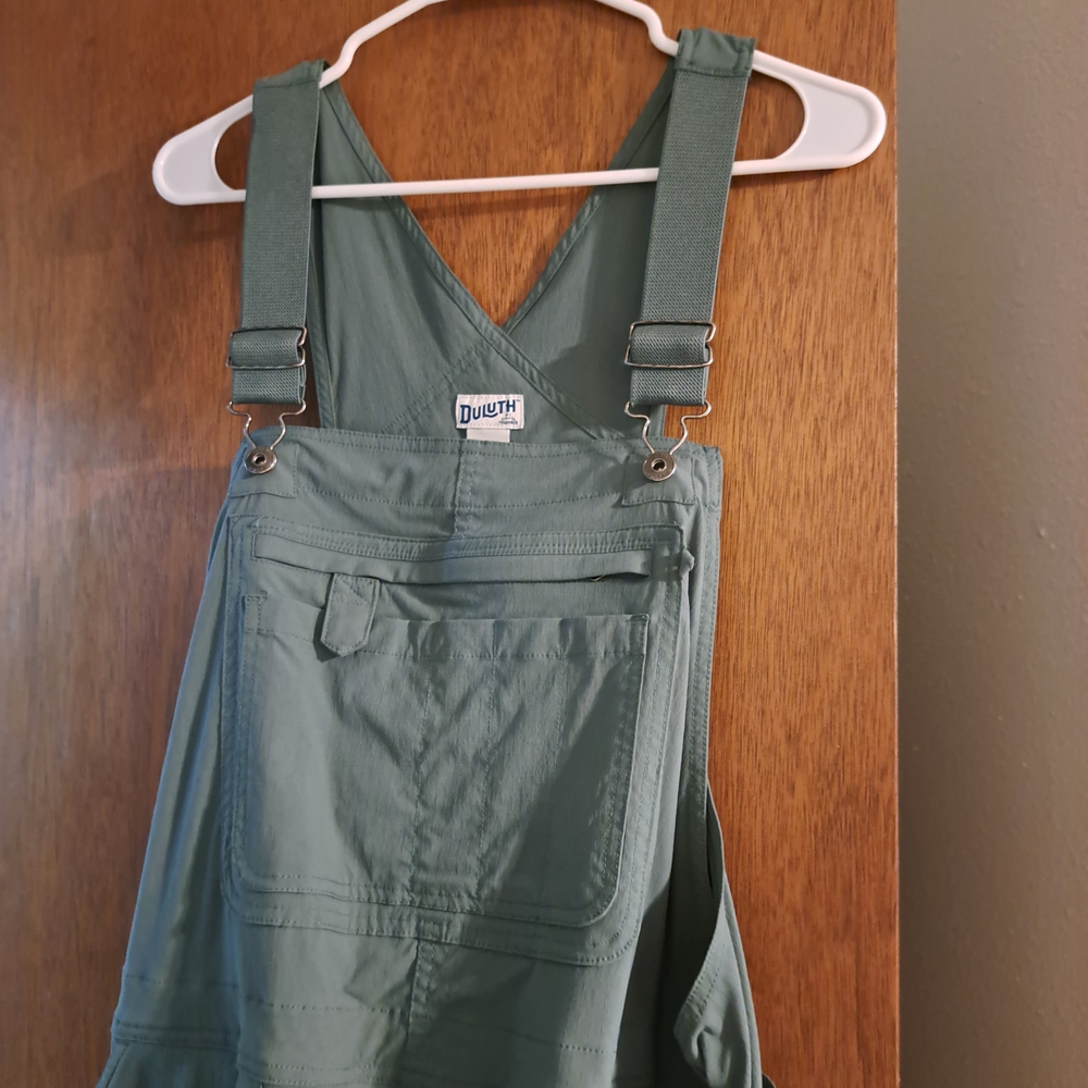 Duluth Trading Co Heirloom Green Overalls
